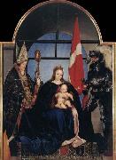 HOLBEIN, Hans the Younger The Solothurn Madonna USA oil painting artist